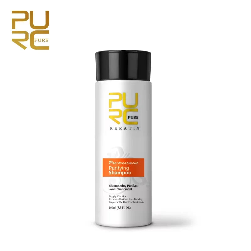 PURC Hair Purifying Shampoo Conditioner Keratin Hair Treatment Straightening Smoothing Professional Hair Care Salon Products