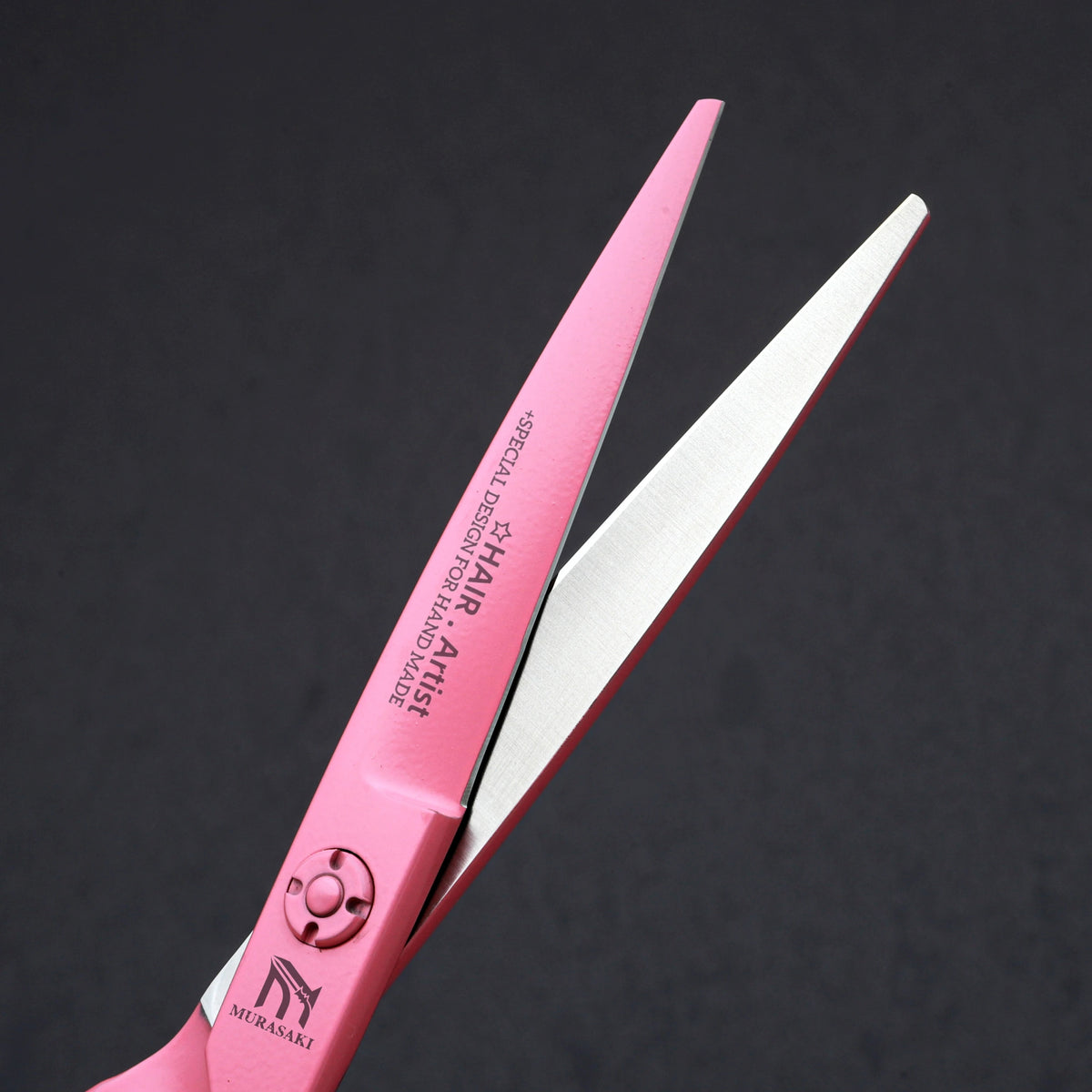 MURASAKI Professional Barber Scissors,6.0 Inch Japanese 440C Steel Hairdressing Scissors,Salon High-Quality Hair Cutting Tools