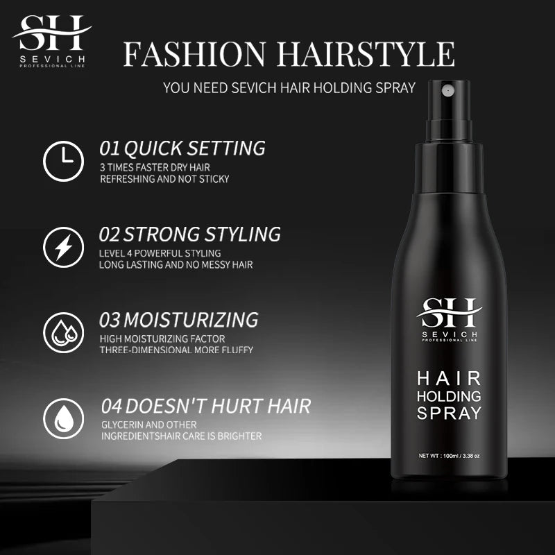 Sevich Hair Hold Spray for Men – Hair Building Fiber Fixing Spray, Applicator & Styling Product for Long-Lasting Hair Control
Short Version:
