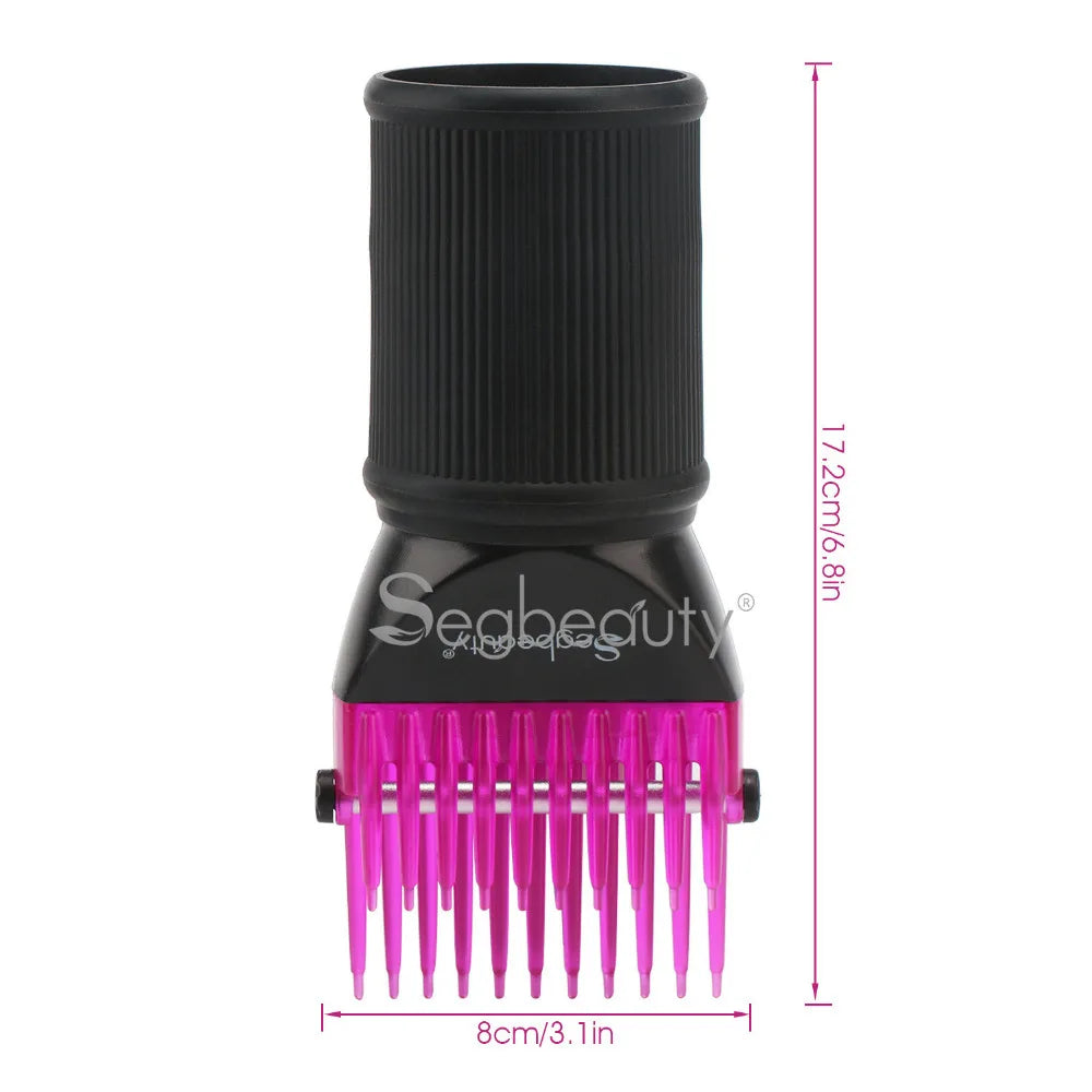 Segbeauty Hair Diffuser Dryer Comb Attachment- Detangling Blow Dryer/ Styling Brush-Hairdressing Salon Tool
