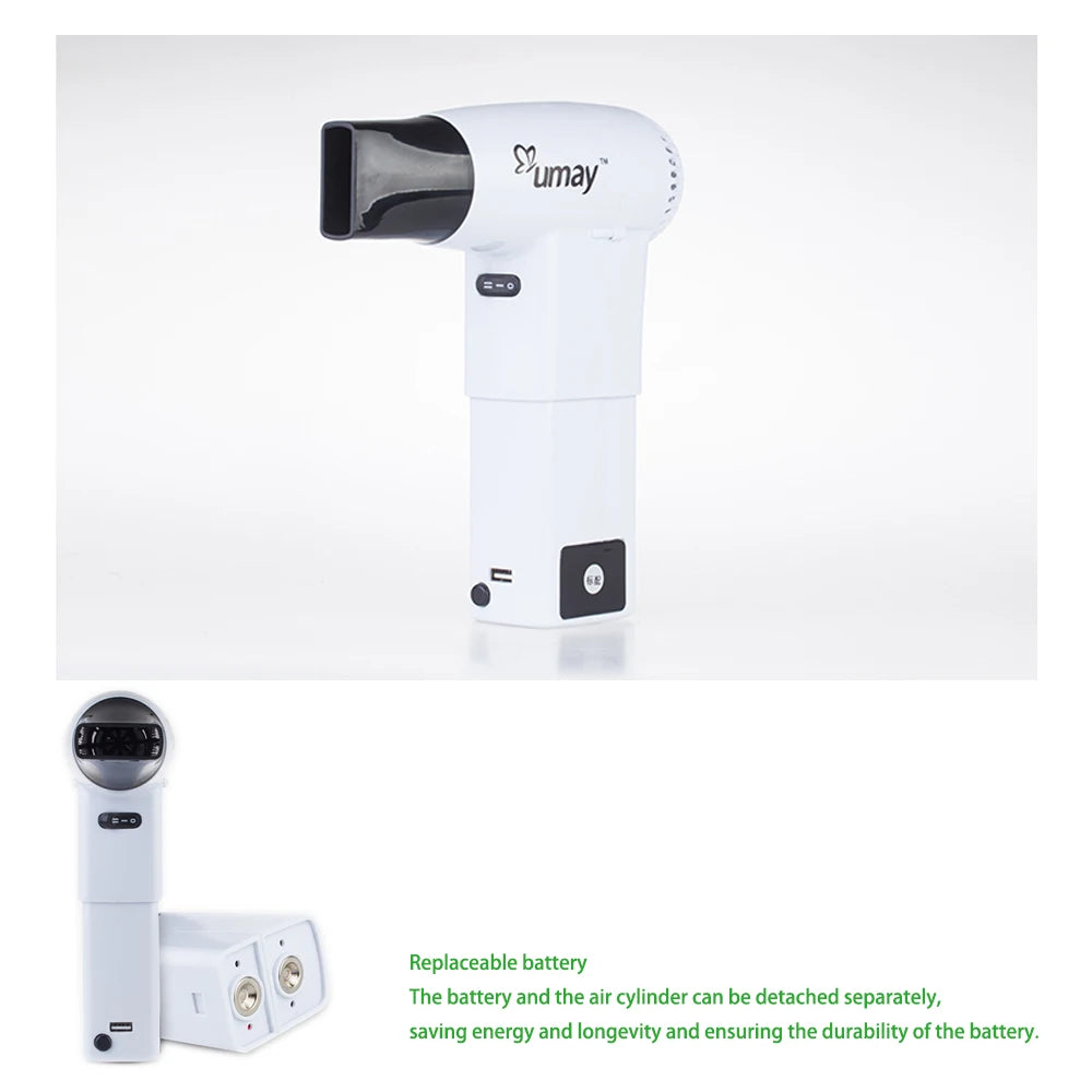 Portable Hair Dryer with USB Output Portable -Cordless - Suitable for Drying Painting Baby Skin Outdoor Tools