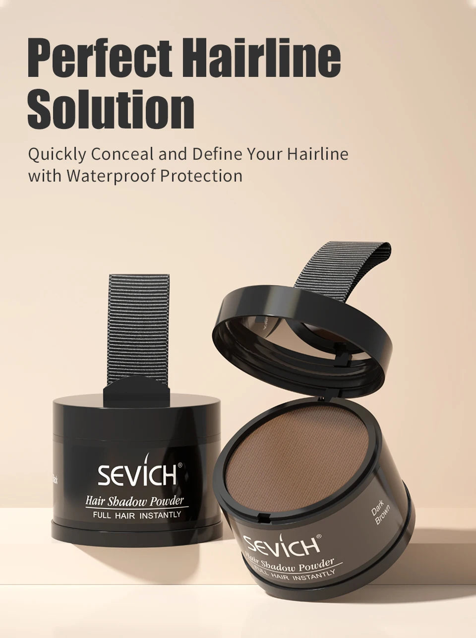 VIP-Keman-Hairline Powder 4g with Brush