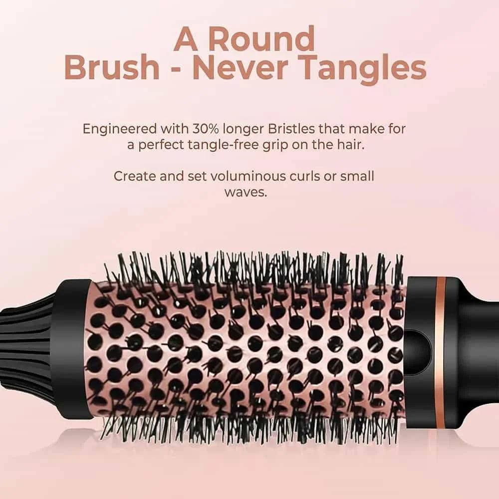 Thermal Brush Styling Comb/ Electric Fast Heating/ Anti Scald/ 3 in 1 Straightener/ Heated Professional Hair Styling Brush