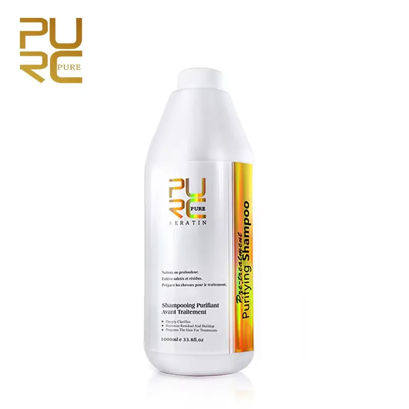 PURC Hair Purifying Shampoo Conditioner Keratin Hair Treatment Straightening Smoothing Professional Hair Care Salon Products