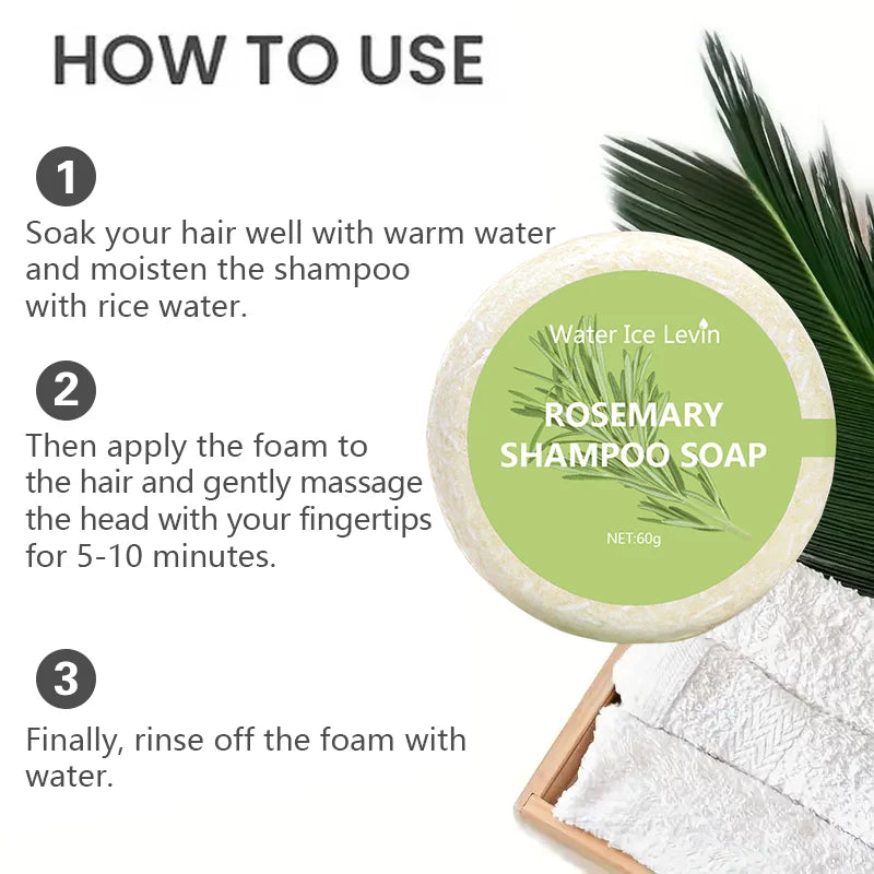 Rosemary Hair Growth Shampoo – Moisturizing, Nourishing & Strengthening Shampoo for Oily Hair, Shine & Scalp Care