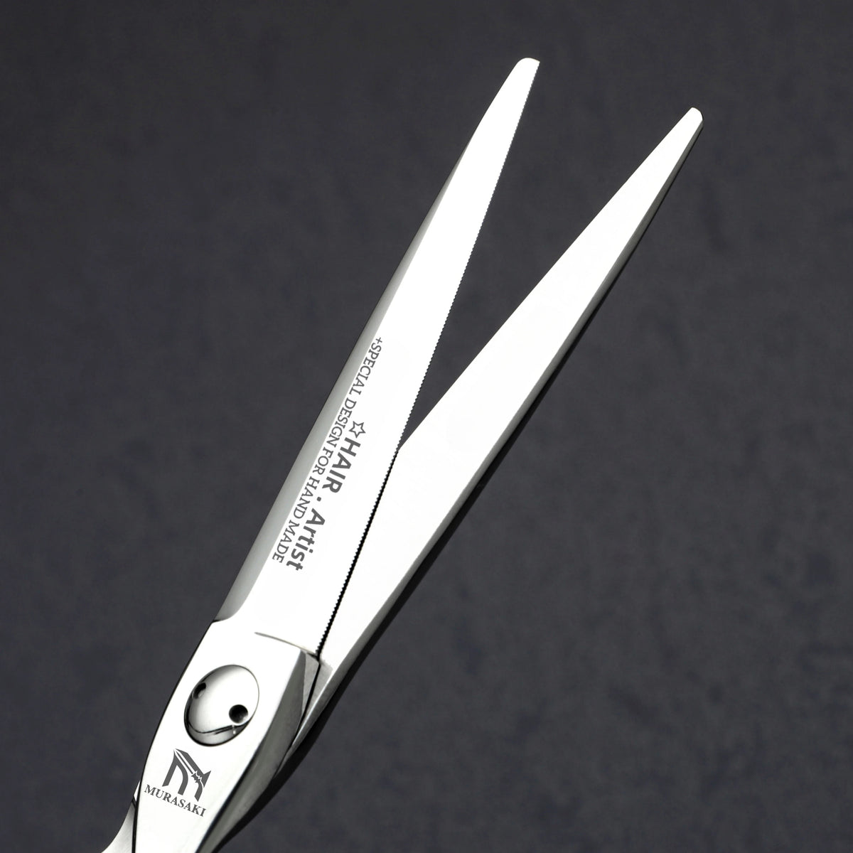 MURASAKI Professional Barber Scissors，6.0 Inch Japanese 440C Steel Hairdressing Scissors，Salon High-Quality Hair Cutting Tools