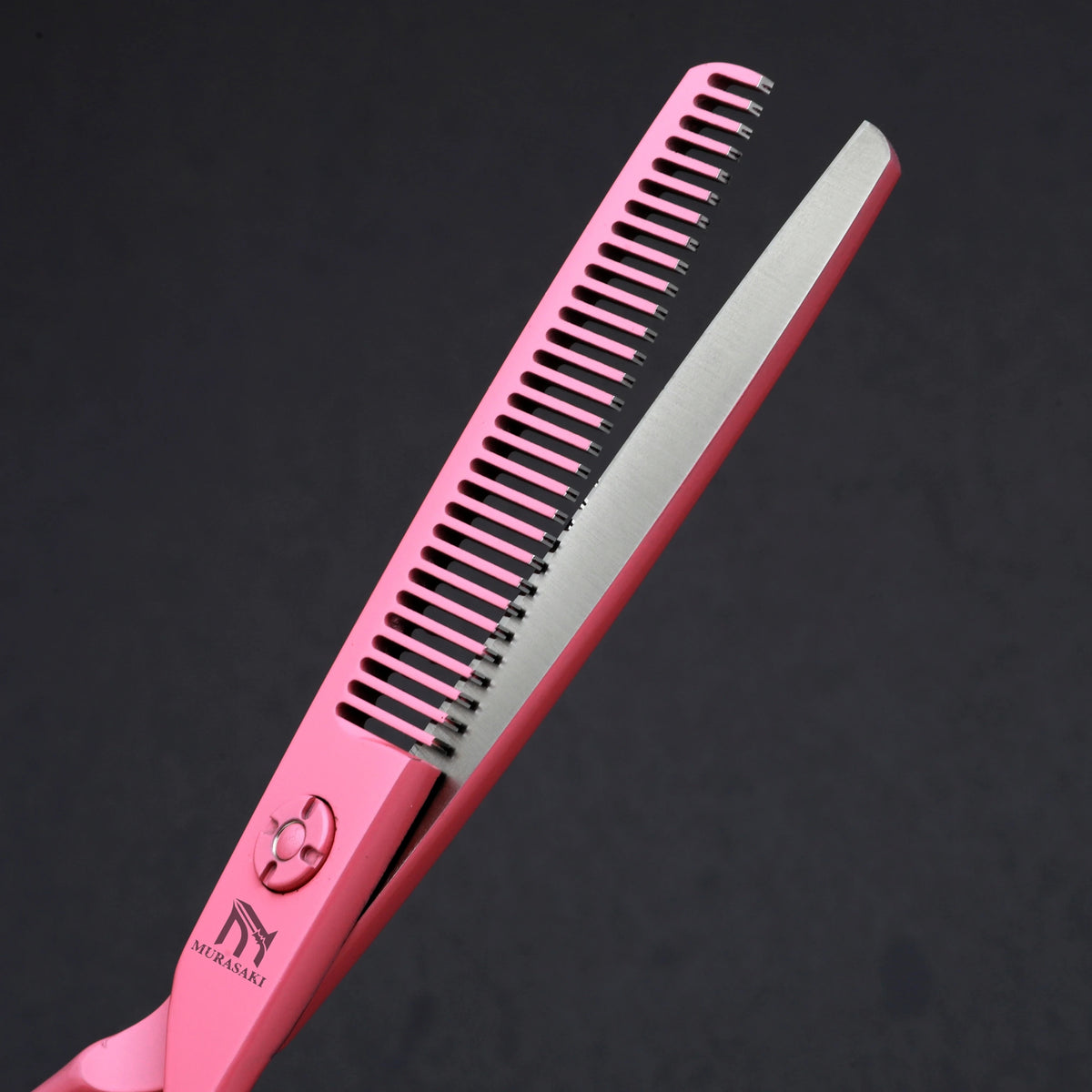 MURASAKI Professional Barber Scissors，6.0 Inch Japanese 440C Steel Hairdressing Scissors，Salon High-Quality Hair Cutting Tools