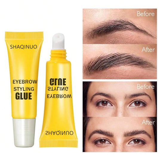 Eyebrow shaping gel- Eyebrow shaping cream with brush- Wild eyebrow- strong shaping eyebrow gel